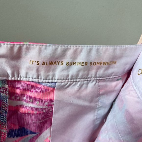 Lilly Pulitzer Buttercup Shorts 00 Oh My Guava Magenta - Picture 3 of 6